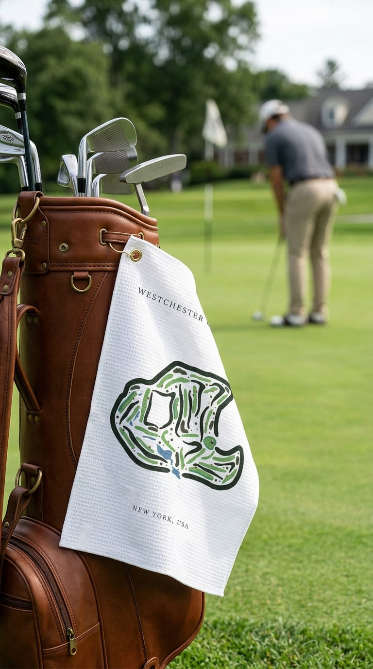 Westchester Country Club, Golf Course Print, New York | Golf Course Print Towels | Golf Course Microfiber