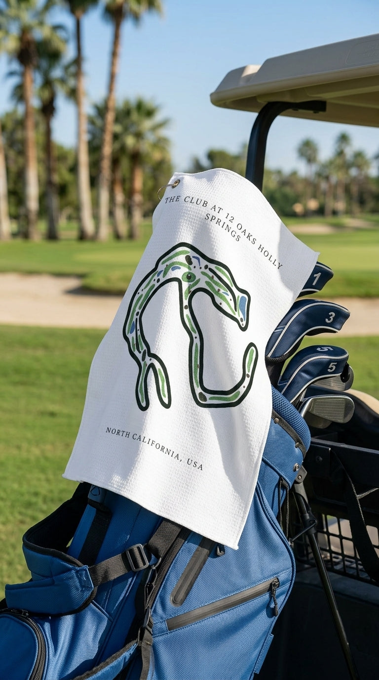 The Club at 12 Oaks Golf Course Prints, North Carolina | Golf Course Print Towels | Golf Course Microfiber
