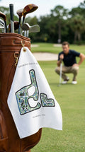 Tiburón Golf Club Golf Course Prints, Florida | Golf Course Print Towels | Golf Course Microfiber