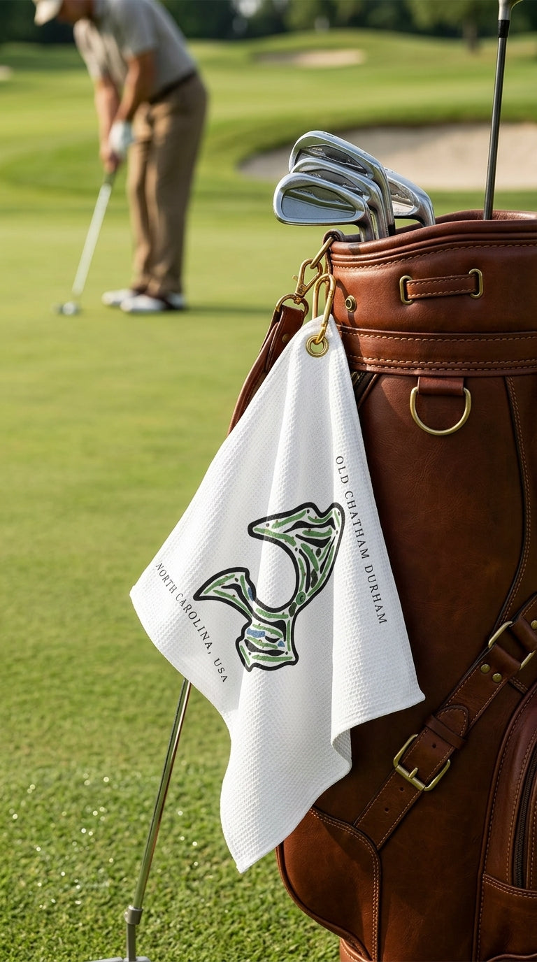 Old Chatham Golf Course Prints, North Carolina | Golf Course Print Towels | Golf Course Microfiber