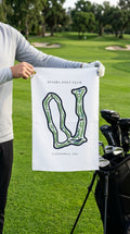 Aviara Golf Club Golf Course Prints, California | Golf Course Print Towels | Golf Course Microfiber