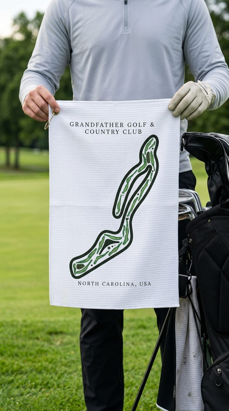 Grandfather Golf & Country Club, North Carolina | Golf Course Print Towels | Golf Course Microfiber