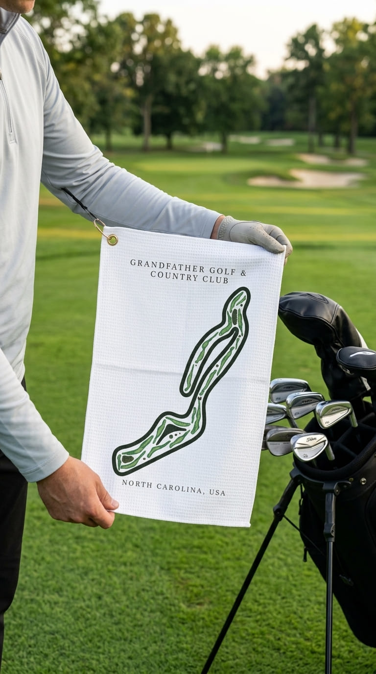 Grandfather Golf & Country Club, North Carolina | Golf Course Print Towels | Golf Course Microfiber