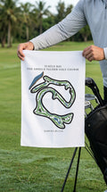The Arnold Palmer Golf Course Golf Course Prints, Kahuku – Hawaii | Golf Course Print Towels | Golf Course Microfiber