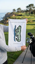 Torrey Pines Golf Course Print, California | Golf Course Print Towels | Golf Course Microfiber