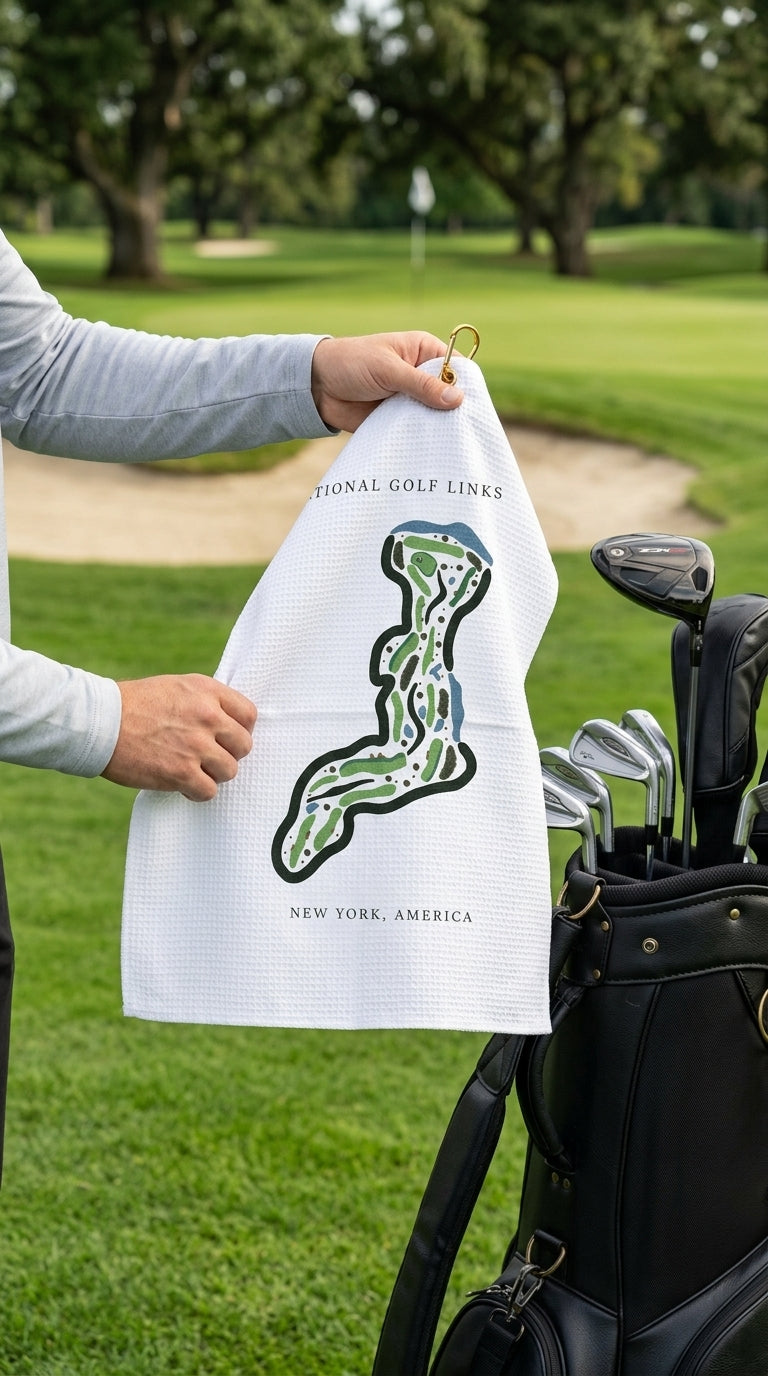 National Golf Links of America, Golf Course Print, New York| Golf Course Print Towels | Golf Course Microfiber