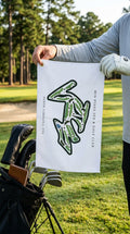 Mid Pines Inn Golf Club Course Print, North Carolina | Golf Course Print Towels | Golf Course Microfiber