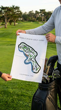 Pebble Beach Golf Links, Golf Course Print, California | Golf Course Print Towels | Golf Course Microfiber