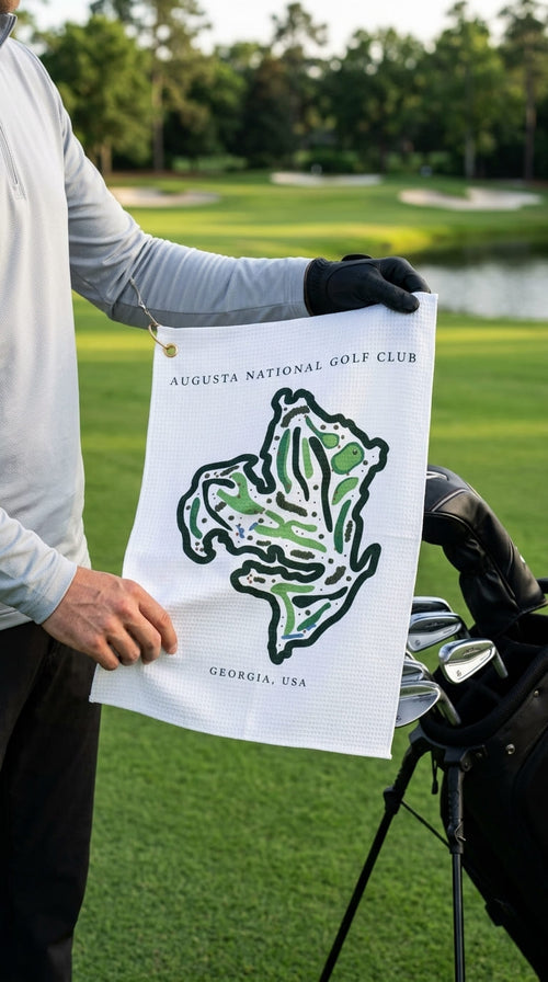 Augusta National Golf Club, Golf Course Print, Georgia | Golf Course Print Towels | Golf Course Microfiber