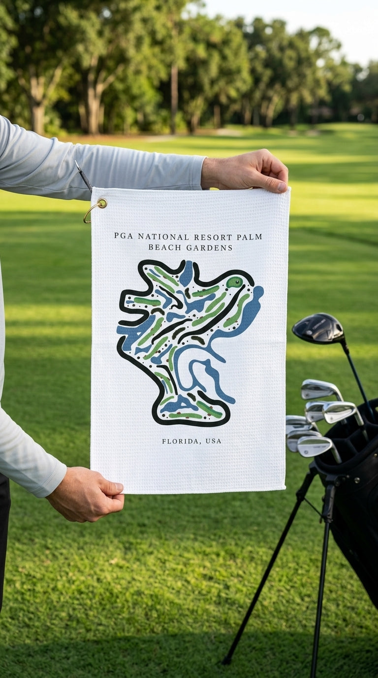 PGA National Resort, Golf Course Print, Florida | Golf Course Print Towels | Golf Course Microfiber