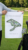 Elk River Club Golf Course Print, North Carolina | Golf Course Print Towels | Golf Course Microfiber
