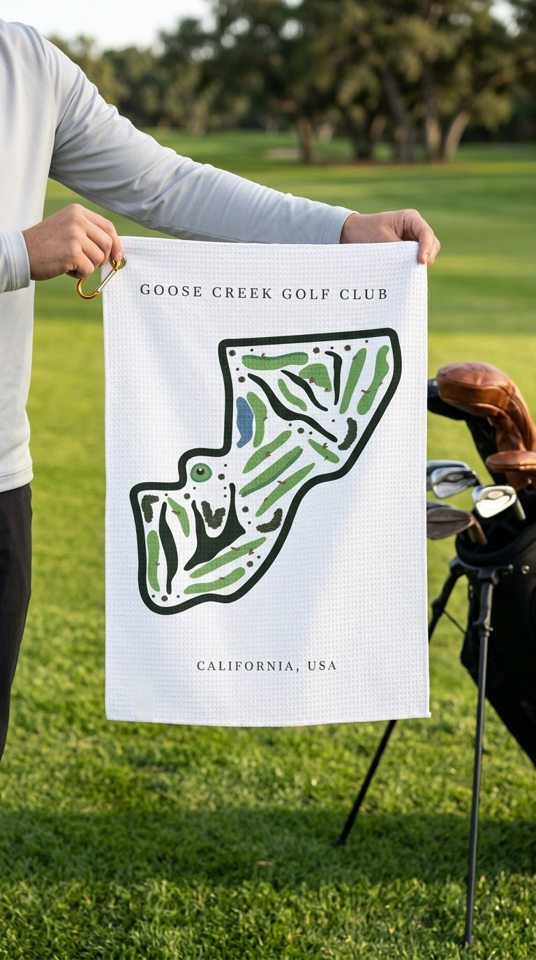 Goose Creek Golf Club, Golf Course Print, California | Golf Course Print Towels | Golf Course Microfiber