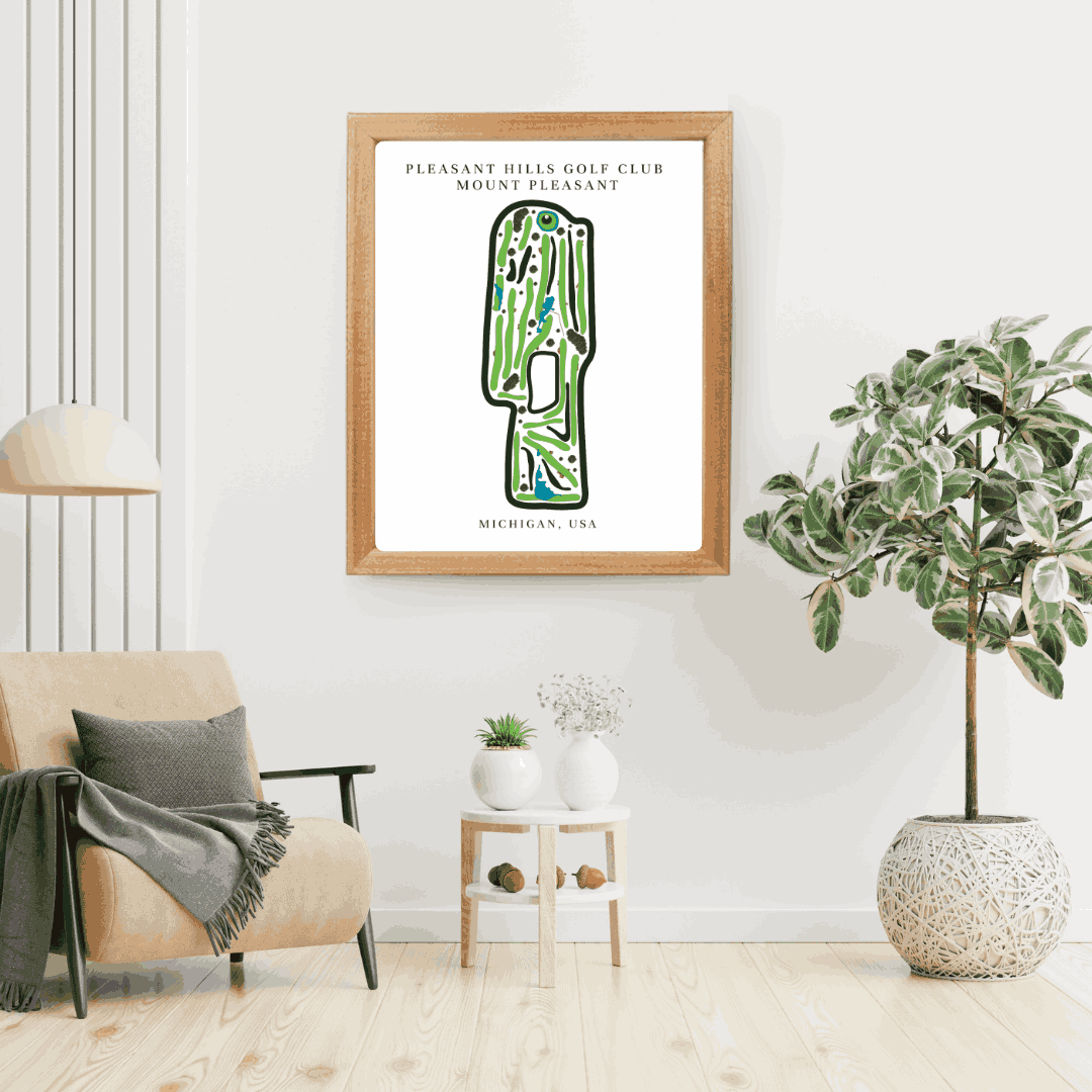 Pleasant Hills Golf Club, Golf Course Prints, Michigan