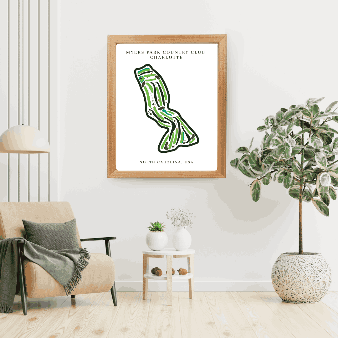 Myers Park Country Club Golf Course Prints, North Carolina