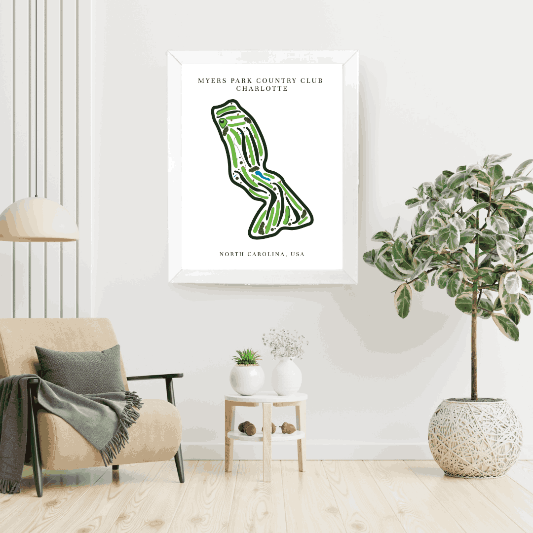 Myers Park Country Club Golf Course Prints, North Carolina