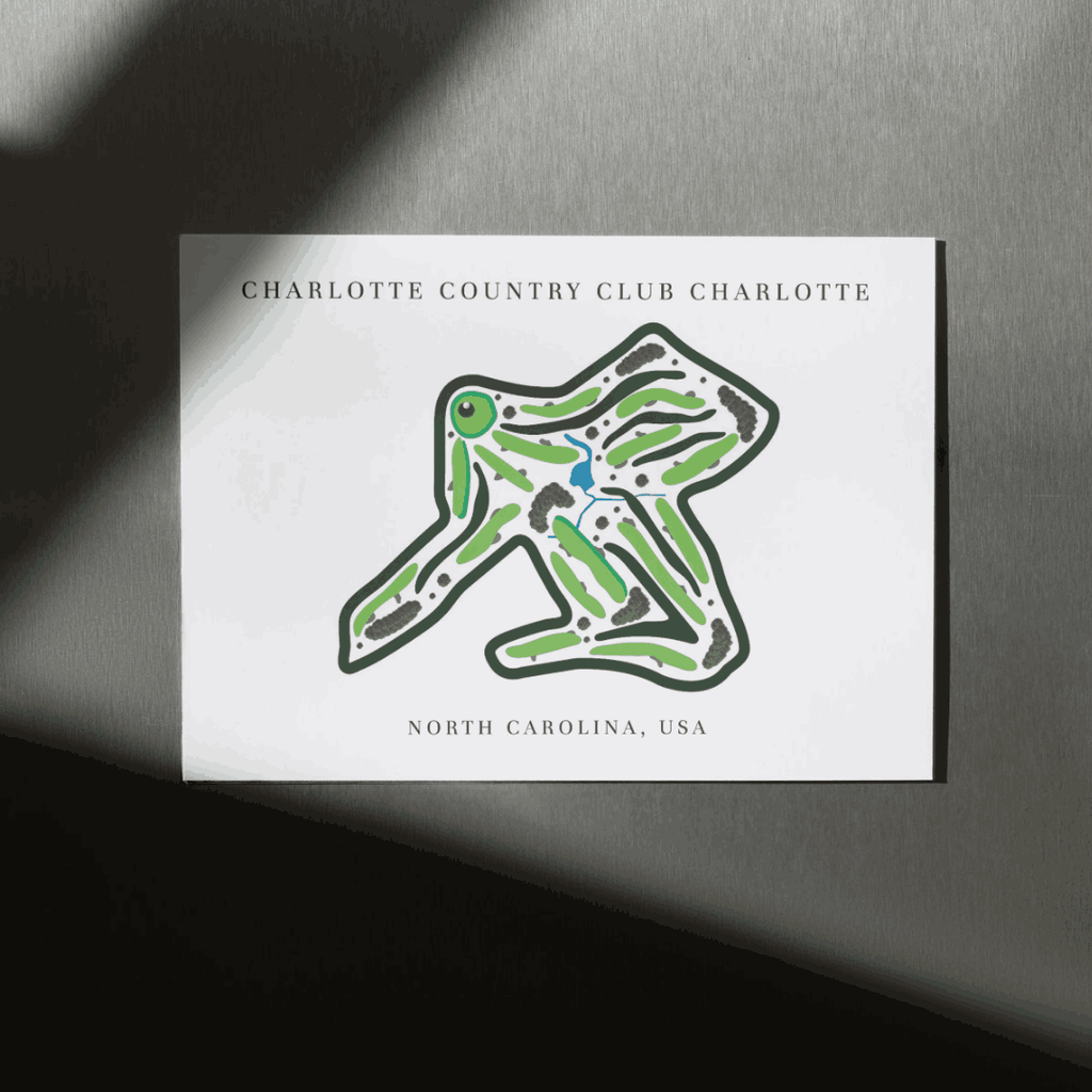 Charlotte Country Club Golf Course Print, North Carolina