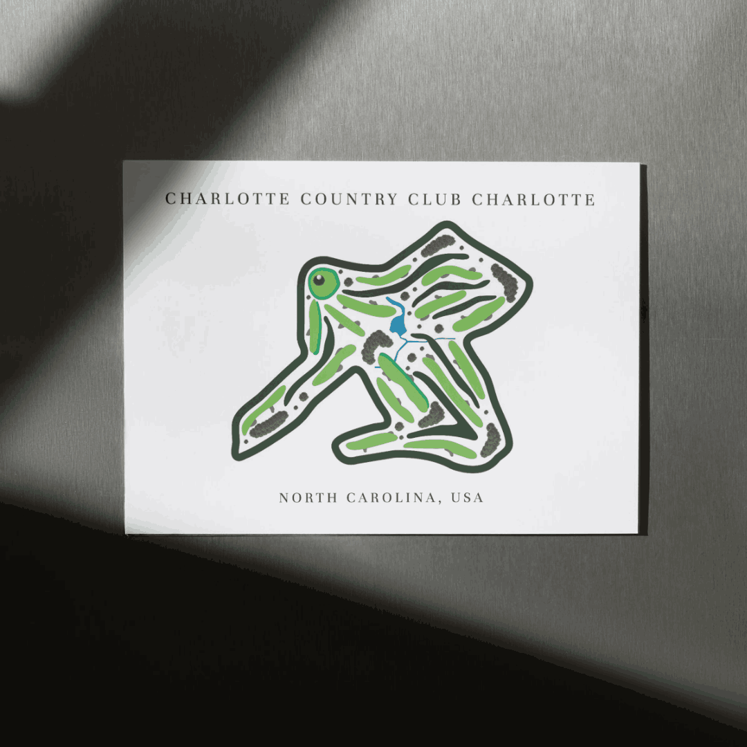 Charlotte Country Club Golf Course Print, North Carolina