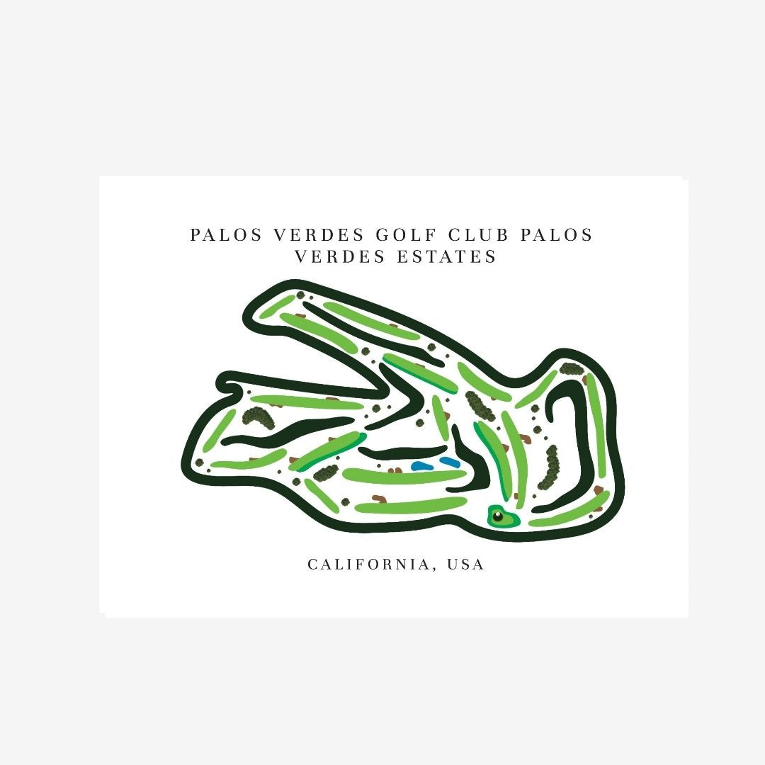 Palos Verdes Golf Club Golf Course Prints, California