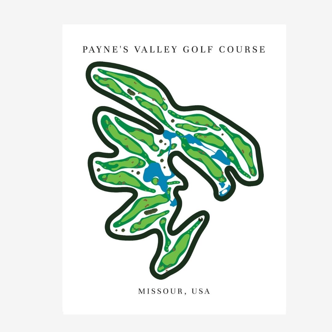 Idle Hour Country Club Golf Course Prints, Kentucky, Golf Map Artwork
