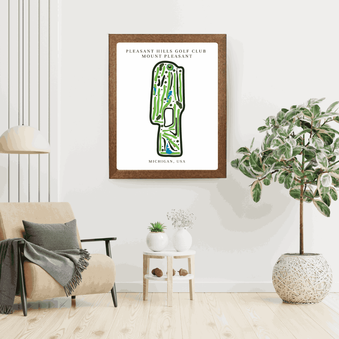 Pleasant Hills Golf Club, Golf Course Prints, Michigan