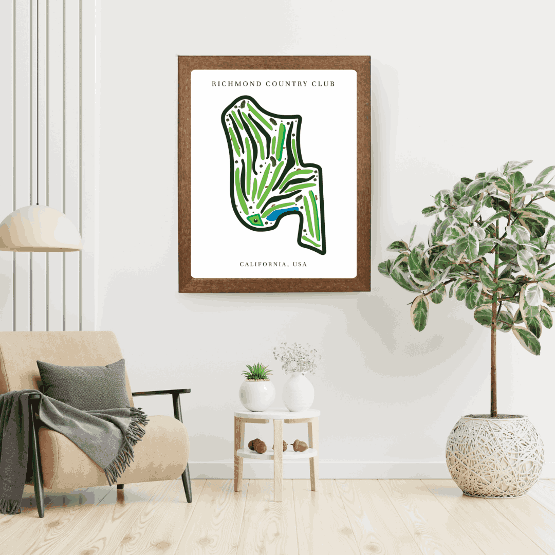 Richmond Country Club Golf Course Prints, California