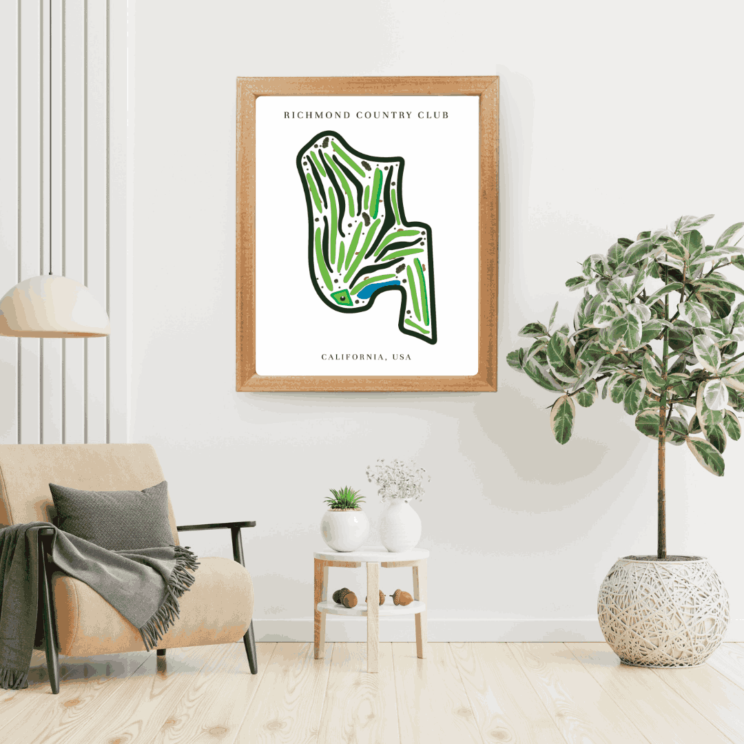 Richmond Country Club Golf Course Prints, California
