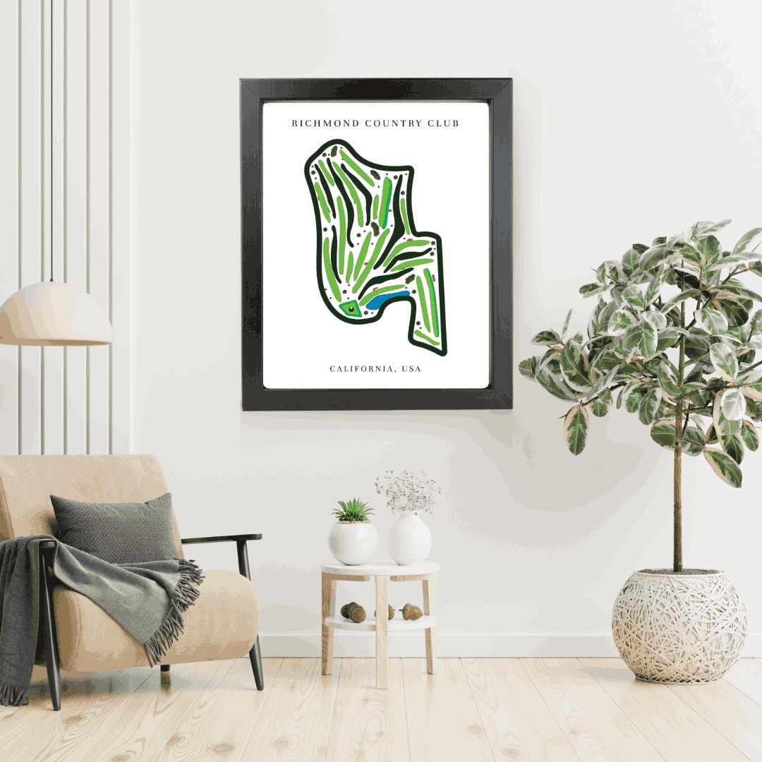 Richmond Country Club Golf Course Prints, California