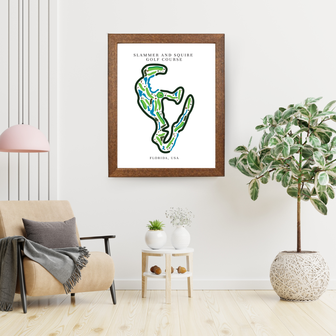 Slammer and Squire Golf Course Print, Florida