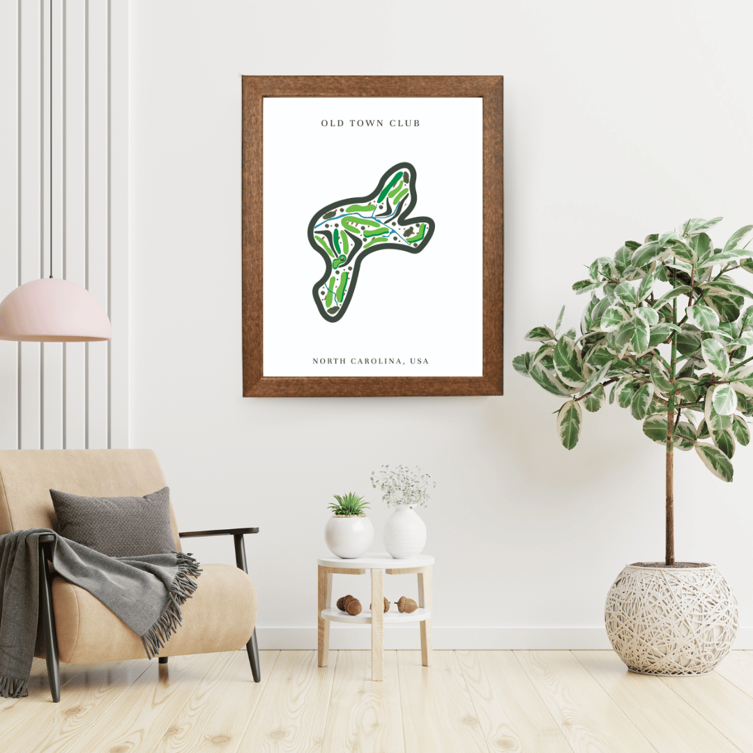 Old Town Club, Golf Course Print, North Carolina