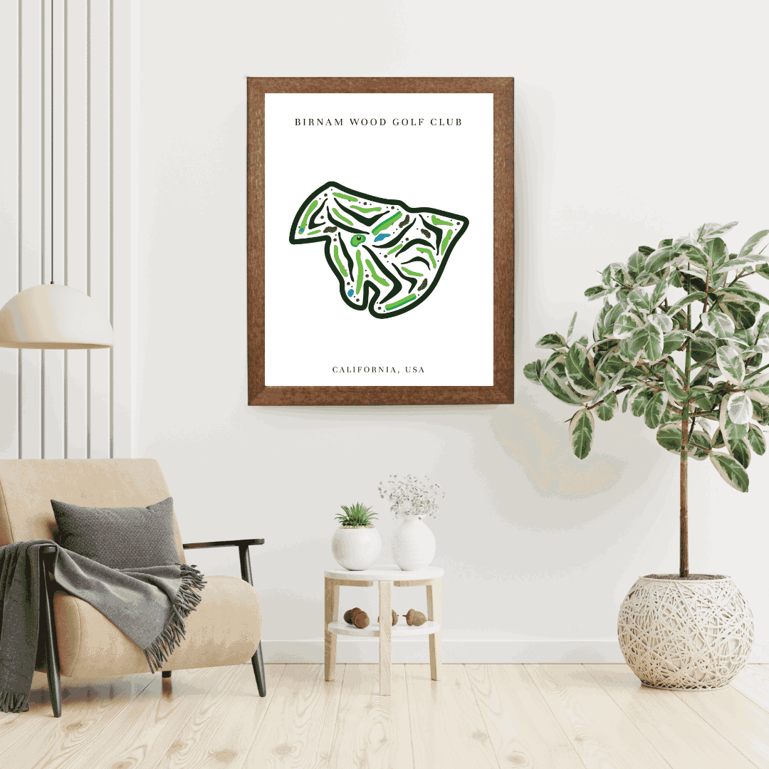 Birnam Wood Golf Club, Golf Course Print, California