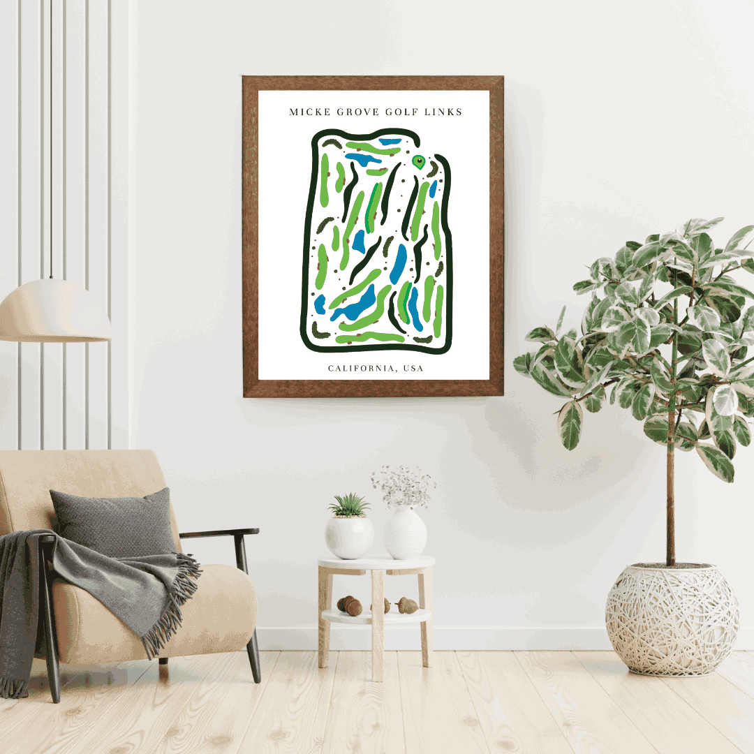 Micke Grove Golf Links, Golf Course Print, California