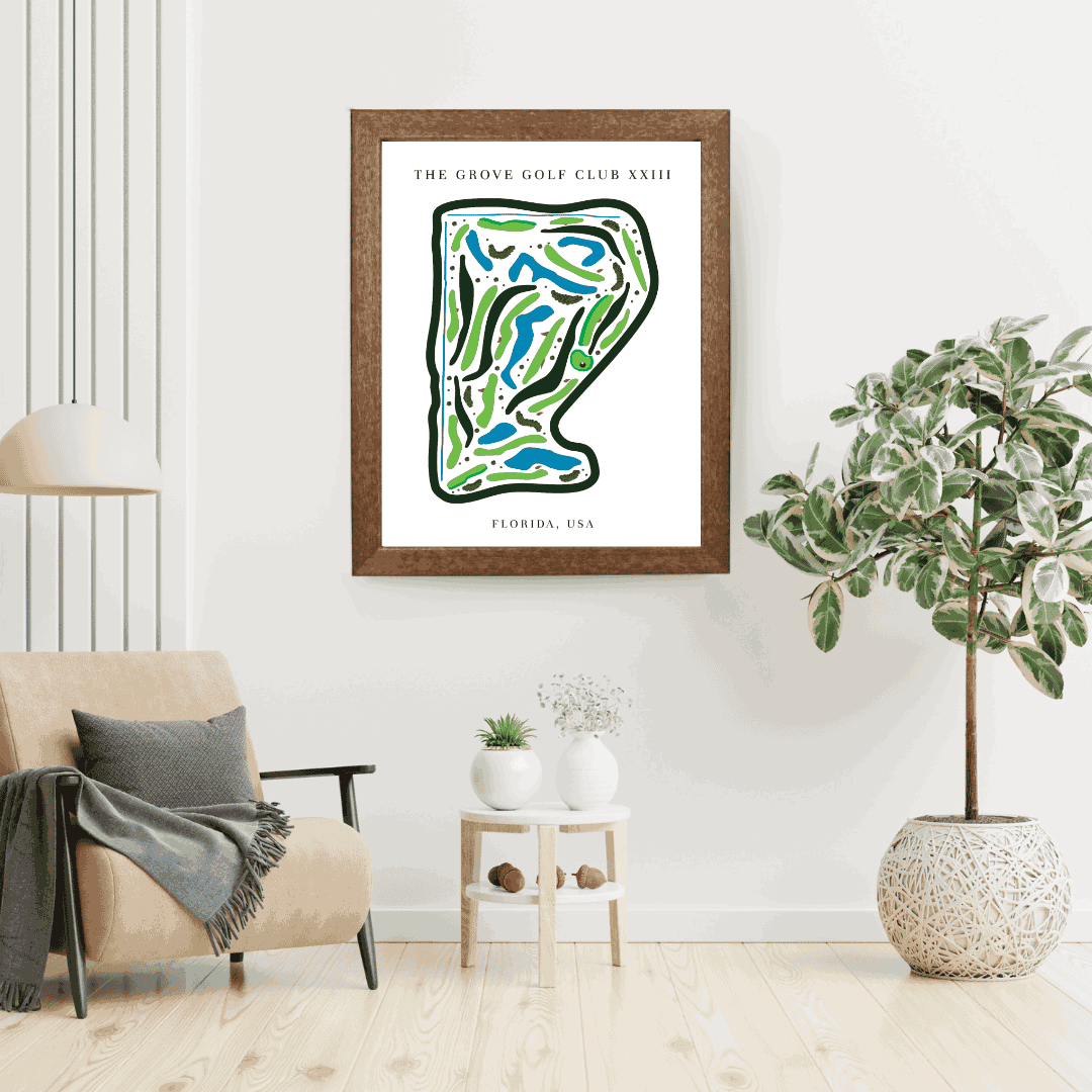 The Grove Golf Club XXIII, Golf Course Print, Florida