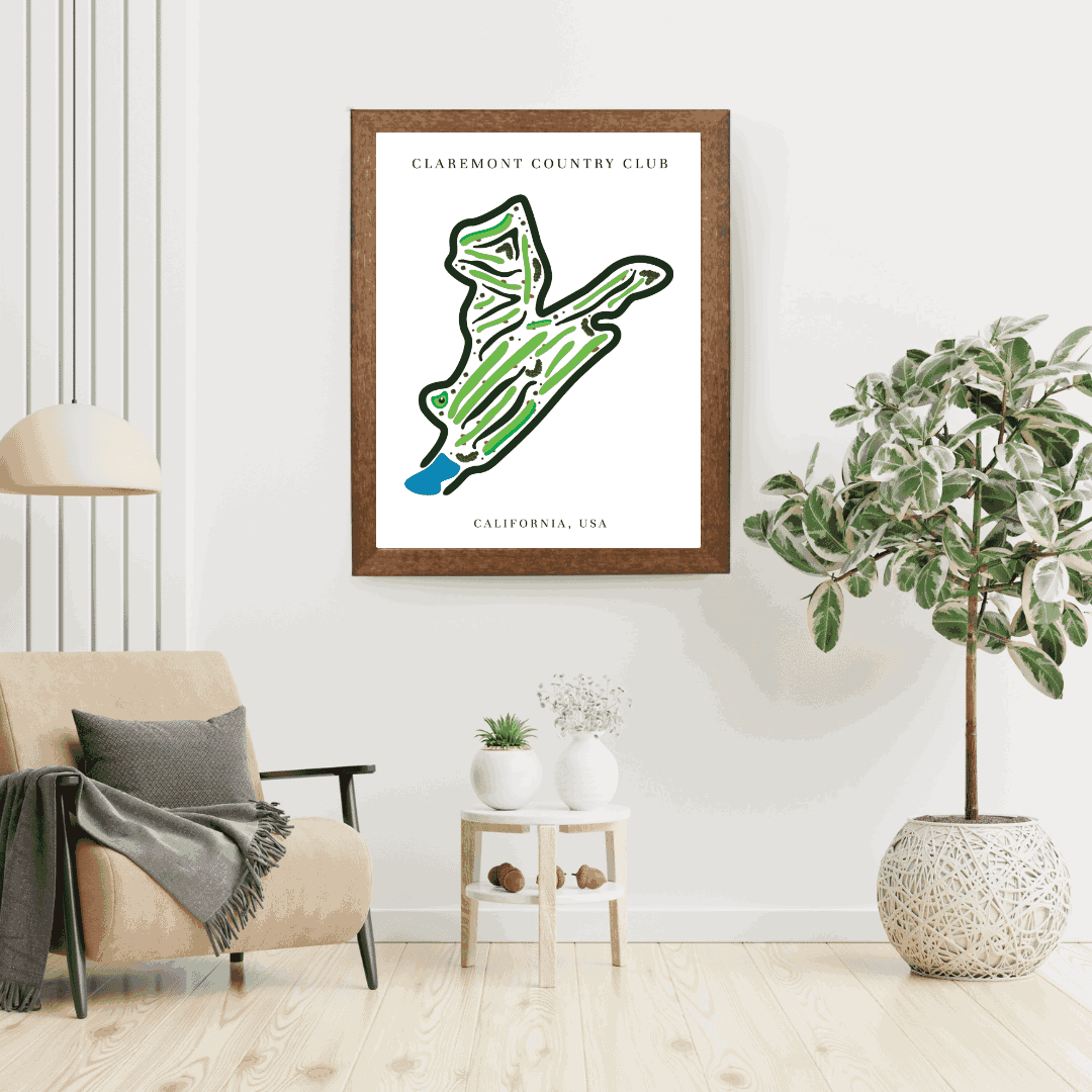 Claremont Country Club, Golf Course Print, California