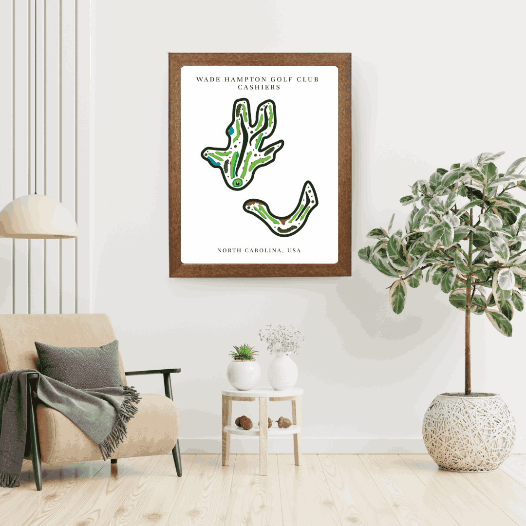 Wade Hampton Golf Club, Golf Course Print, North Carolina