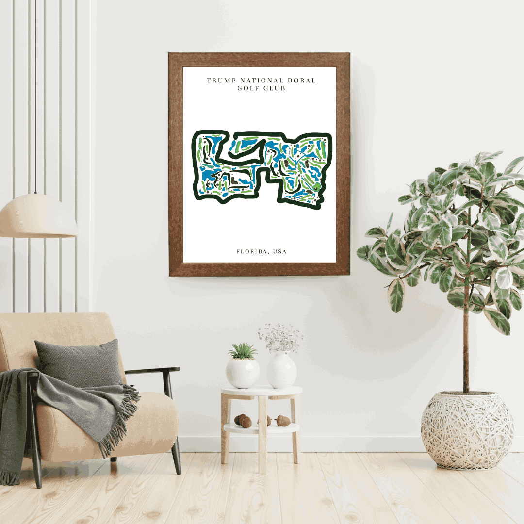 Trump National Doral Golf Club, Golf Course Print, Florida