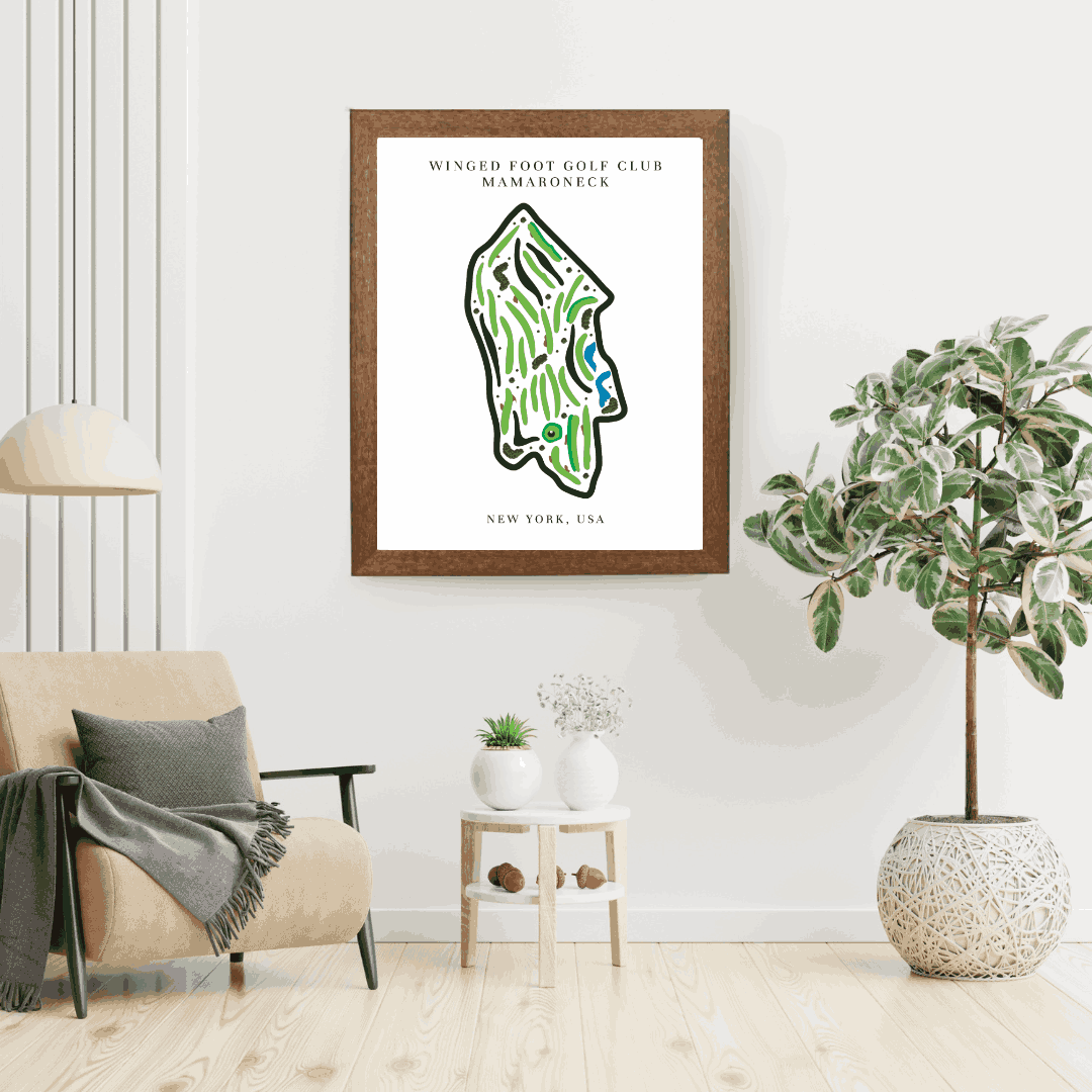 Winged Foot Golf Club, Golf Course Print, New York
