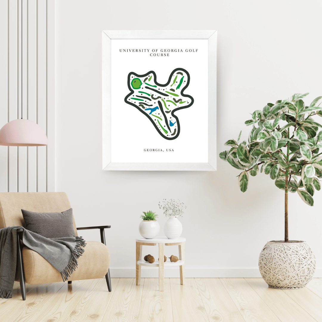 University of Georgia Golf Course Print, Georgia