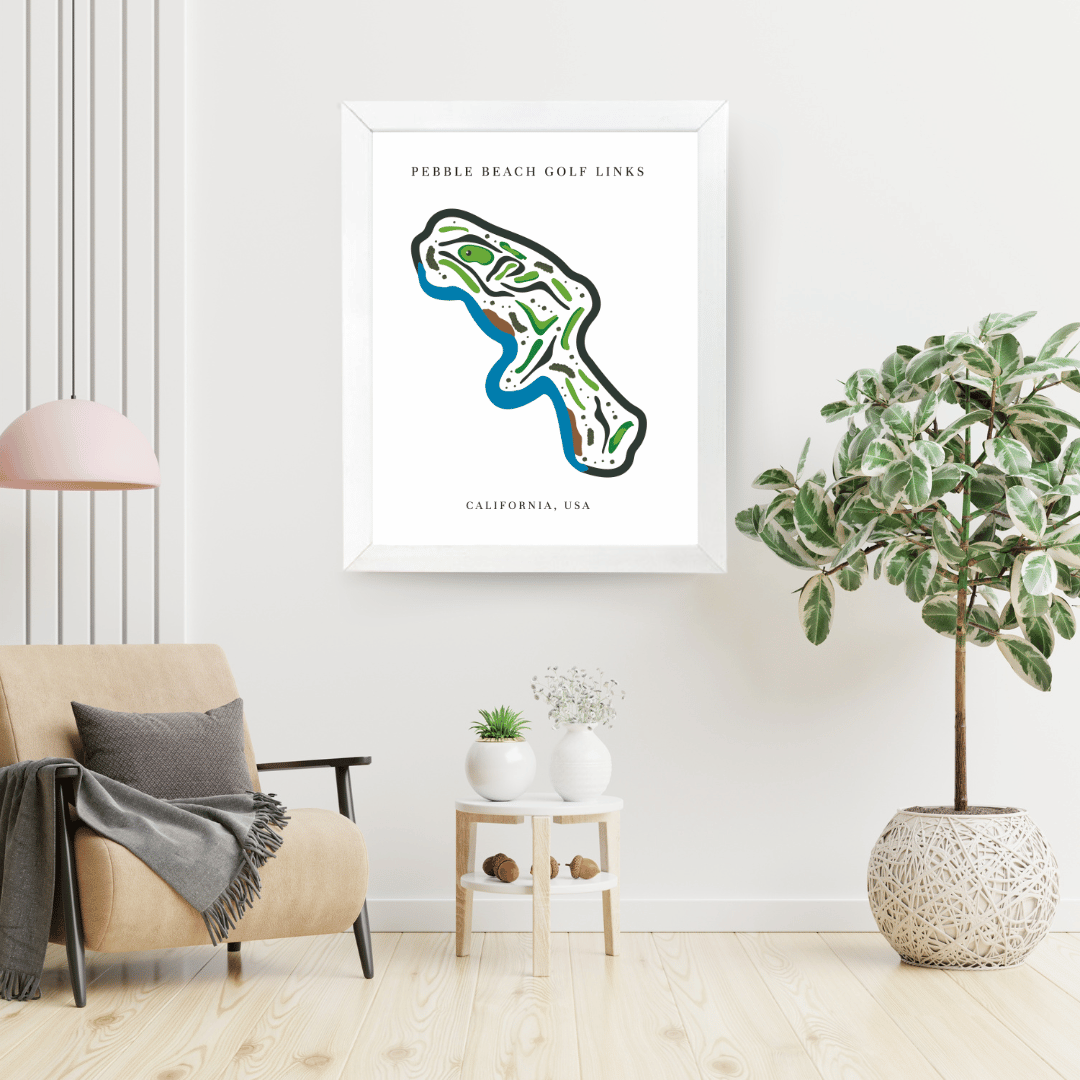 Pebble Beach Golf Links, Golf Course Print, California