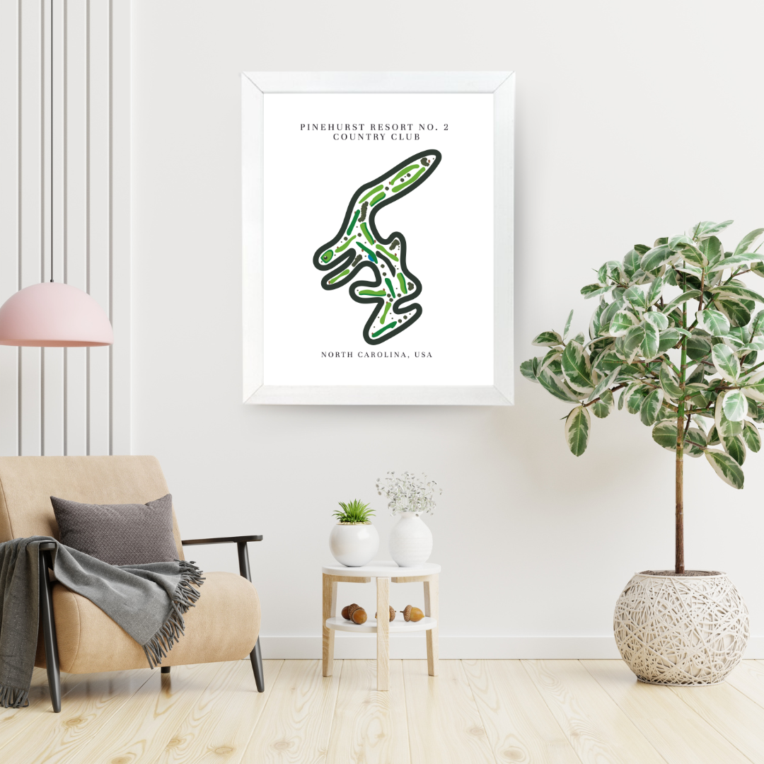 Pinehurst Resort No. 2 Country Club Golf Course Print, North Carolina