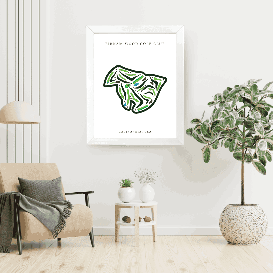 Birnam Wood Golf Club, Golf Course Print, California