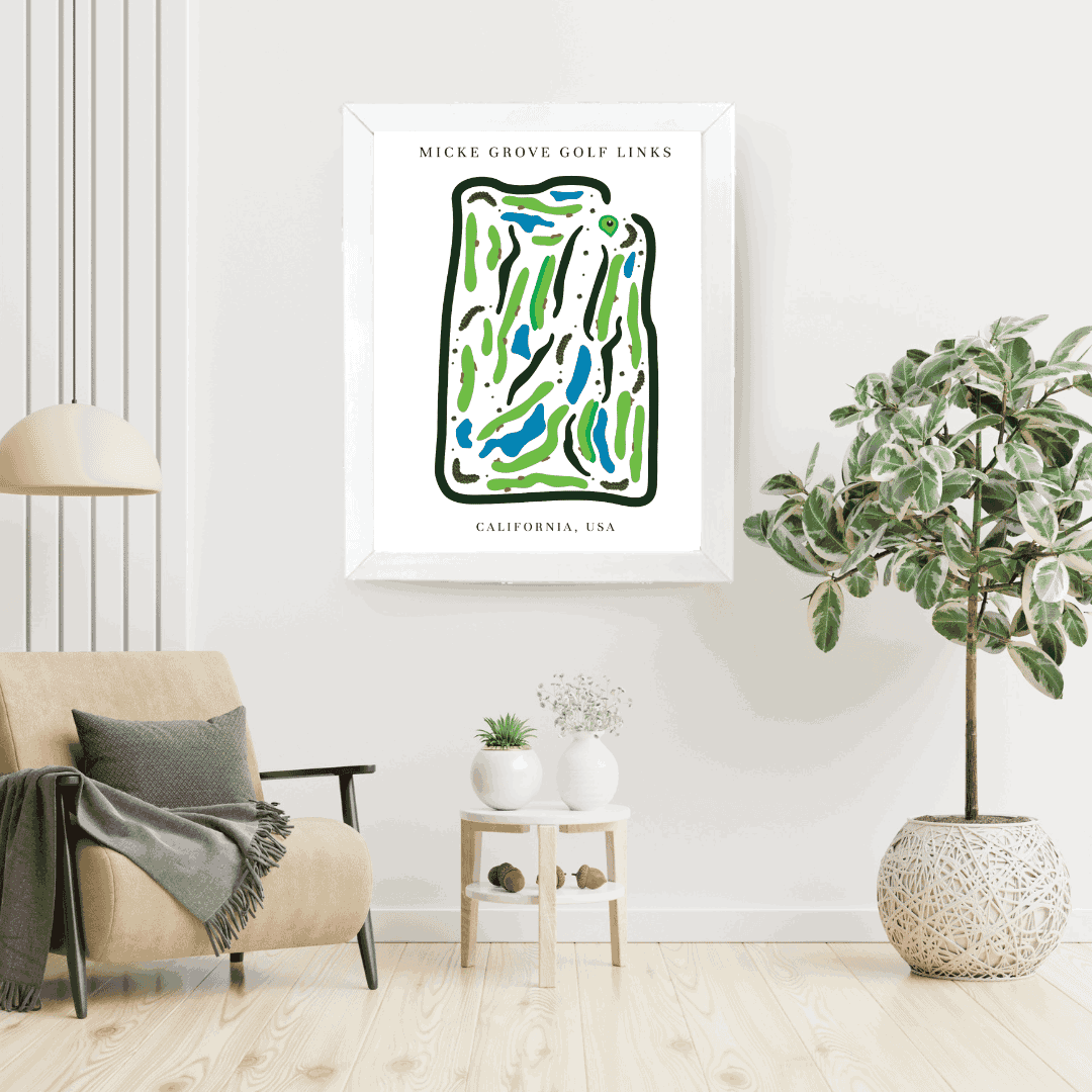 Micke Grove Golf Links, Golf Course Print, California