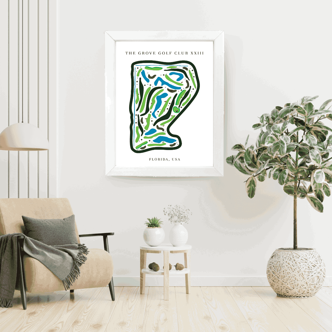 The Grove Golf Club XXIII, Golf Course Print, Florida