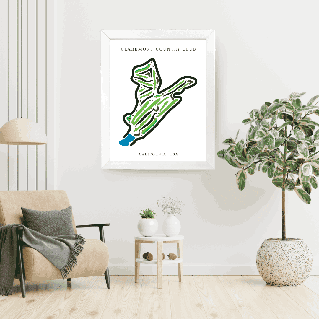 Claremont Country Club, Golf Course Print, California