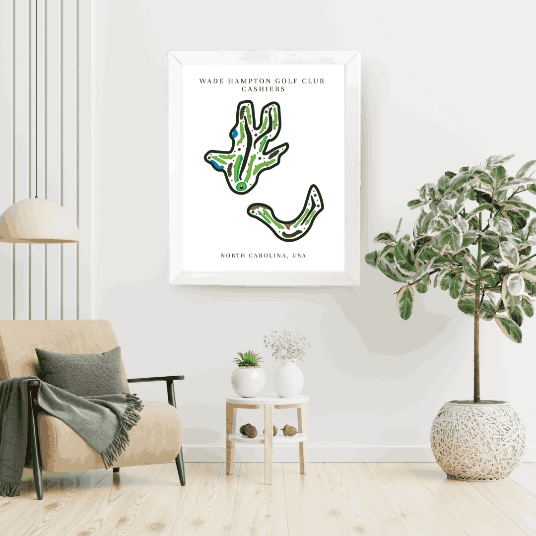 Wade Hampton Golf Club, Golf Course Print, North Carolina