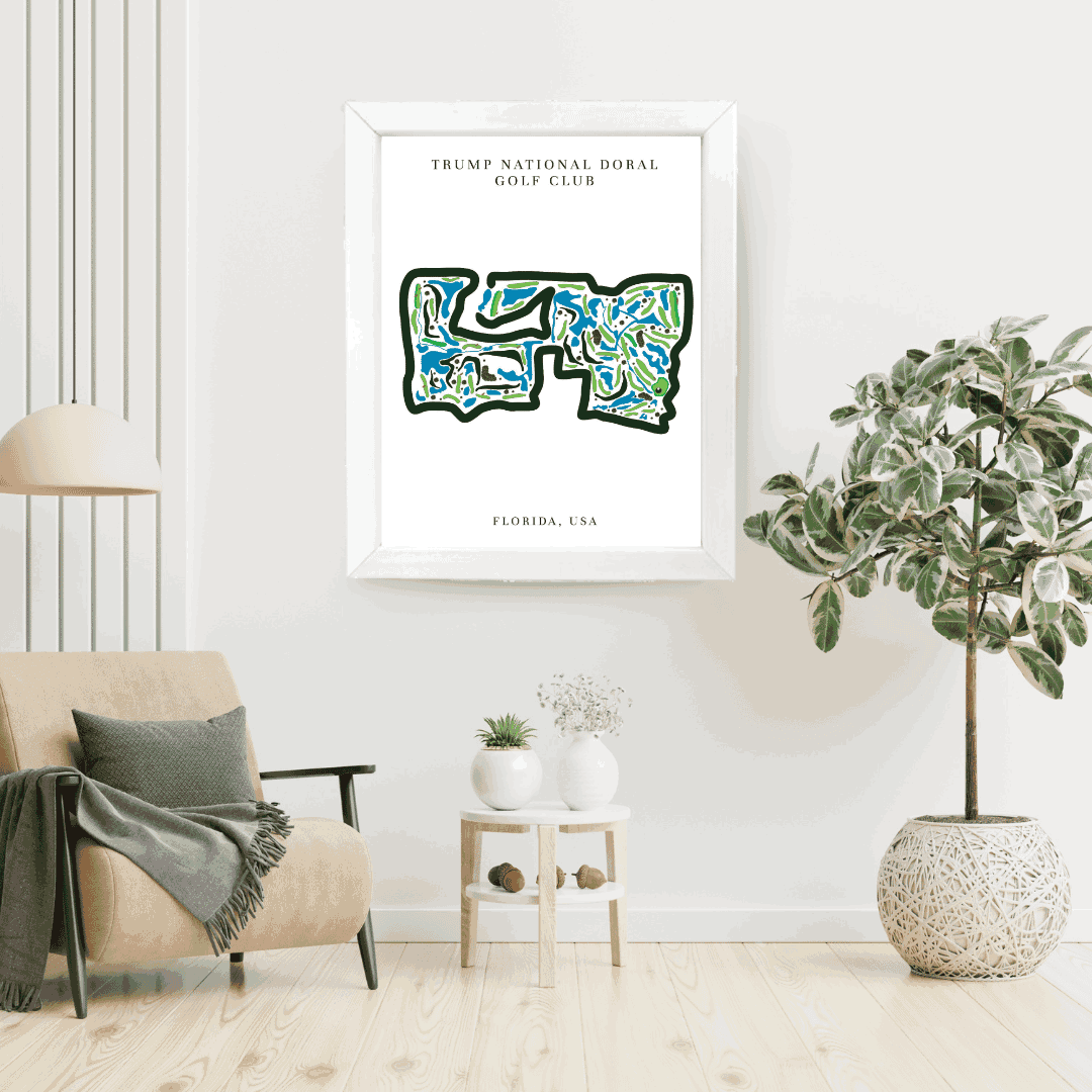 Trump National Doral Golf Club, Golf Course Print, Florida