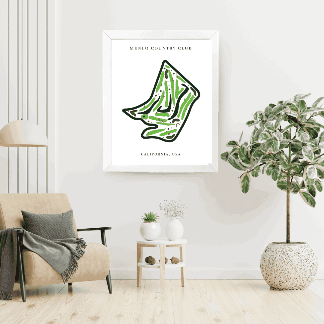 Menlo Country Club, Golf Course Print, California