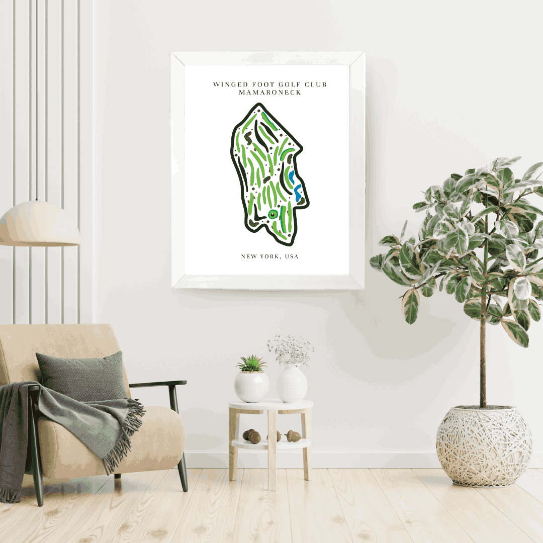 Winged Foot Golf Club, Golf Course Print, New York