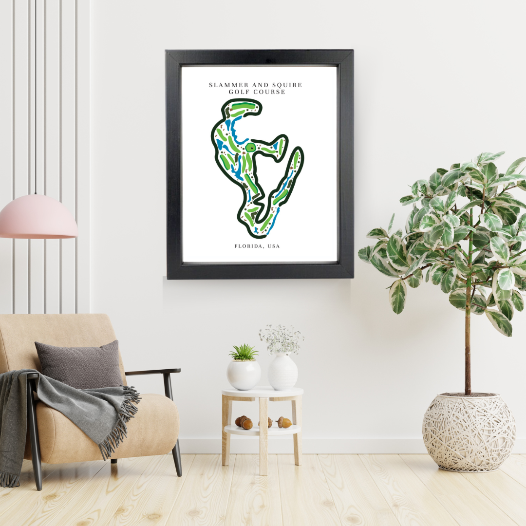 Slammer and Squire Golf Course Print, Florida
