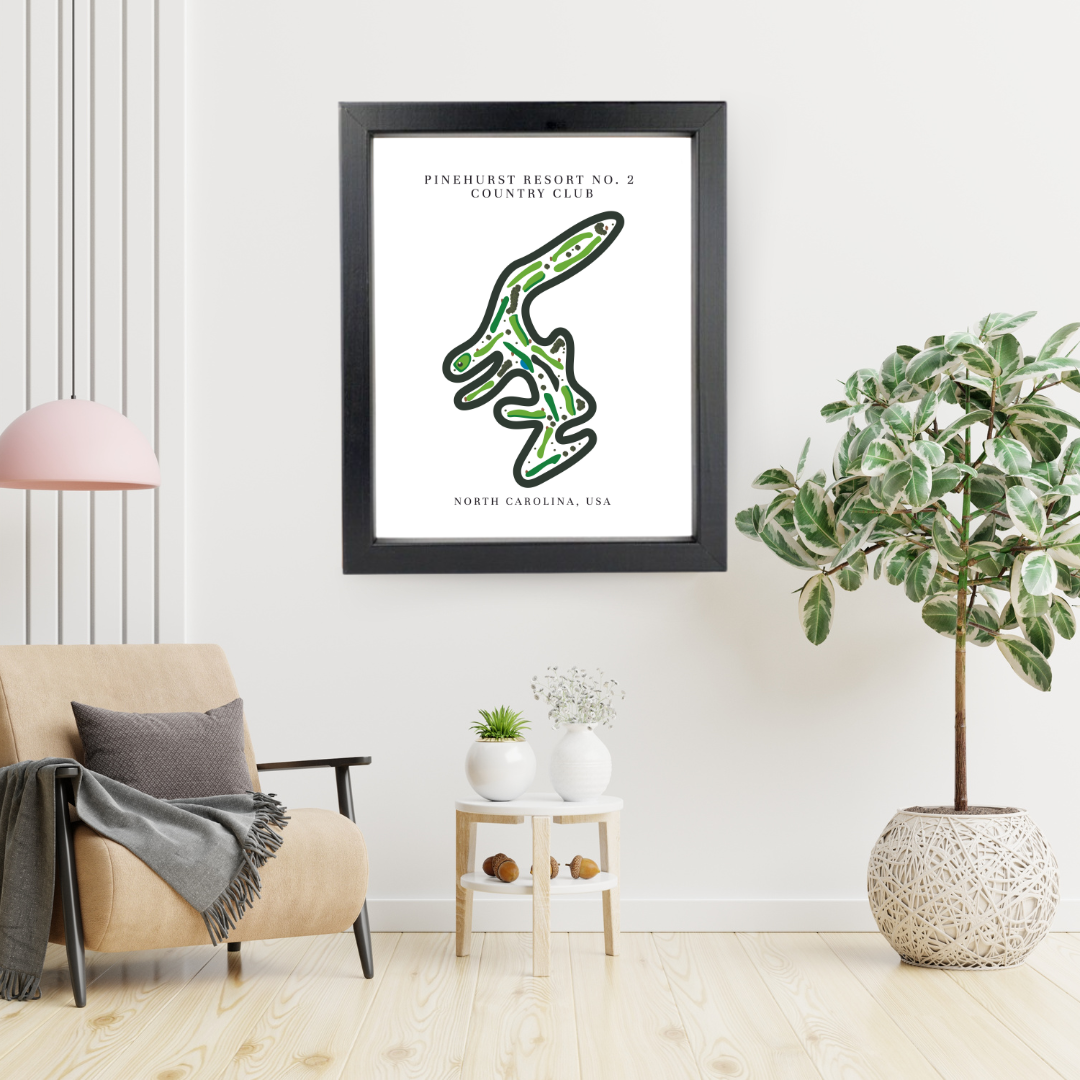 Pinehurst Resort No. 2 Country Club Golf Course Print, North Carolina