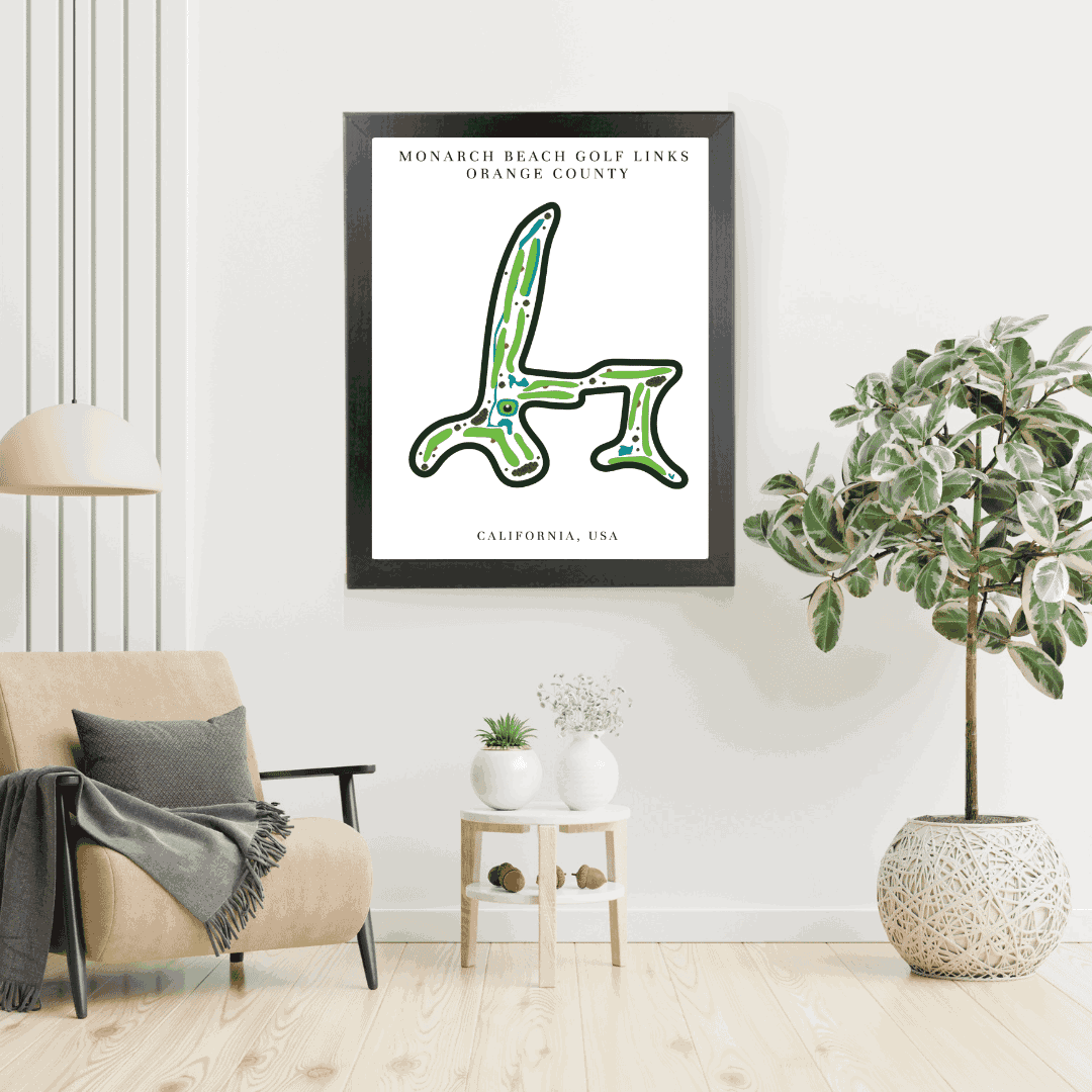 Monarch Beach Golf Links, Golf Course Print, California